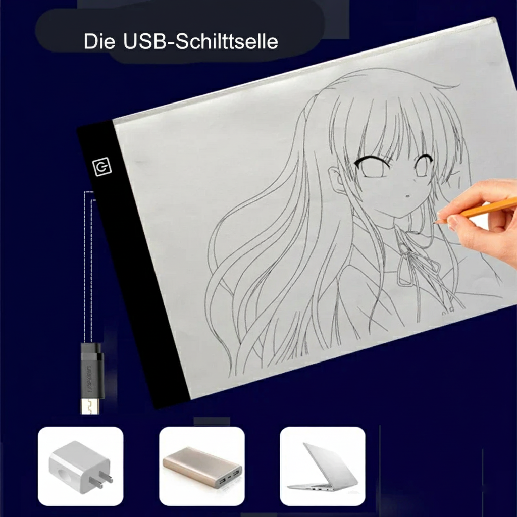 LED Zeichen Copy Pad, Dimmbares Tracing Lichtboard